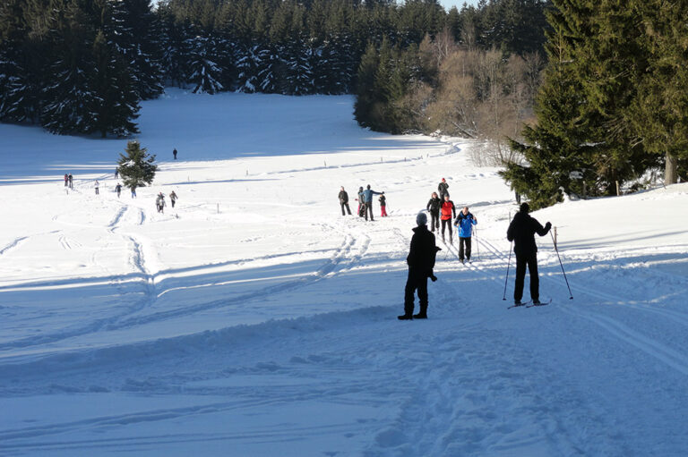 Skifahren um Frauenwald