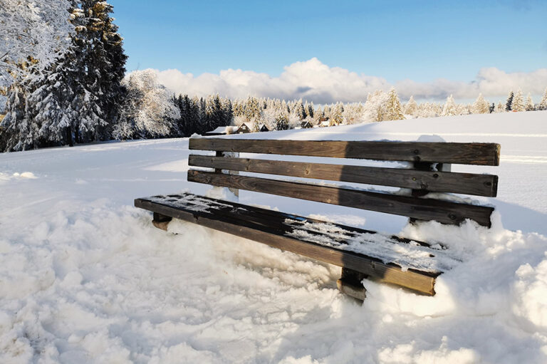 Tiefschnee in Frauenwald © Ilmenau kreativ erleben